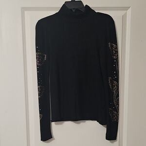 Elegant Black Turtleneck Top